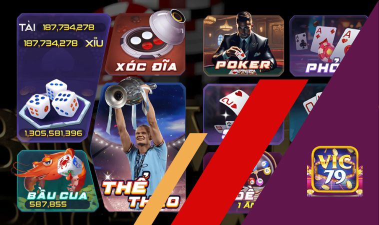 Những trò cược đẳng cấp tại cổng game Vic79