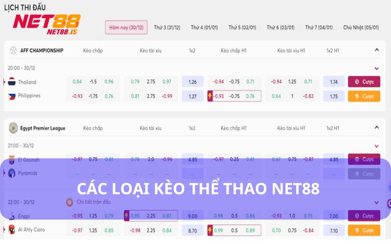Chọn Trận Và Loại Kèo